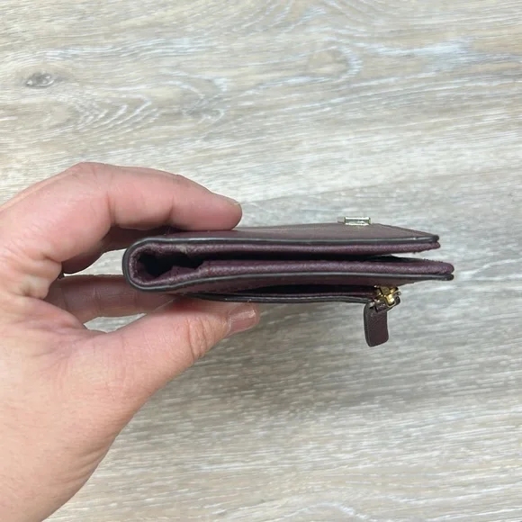 Kate Spade Burgundy Crossbody Bag with Chain Strap - Picture 13 of 15